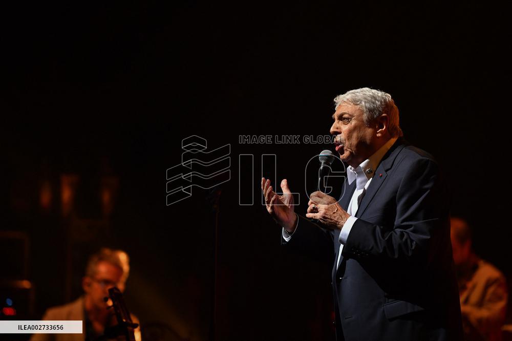 Enrico Macias Performs At L'Olympia - Paris