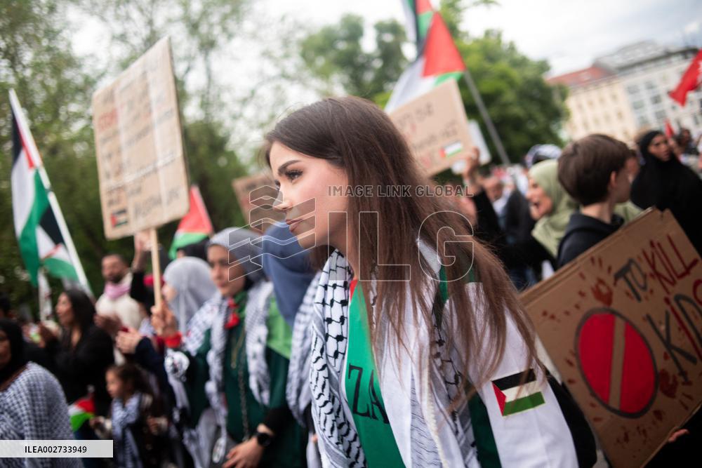Pro-Palestine Rally - Berlin