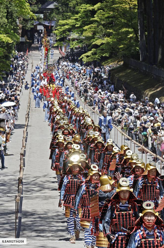 Nikko Toshogu traditional warrior parade