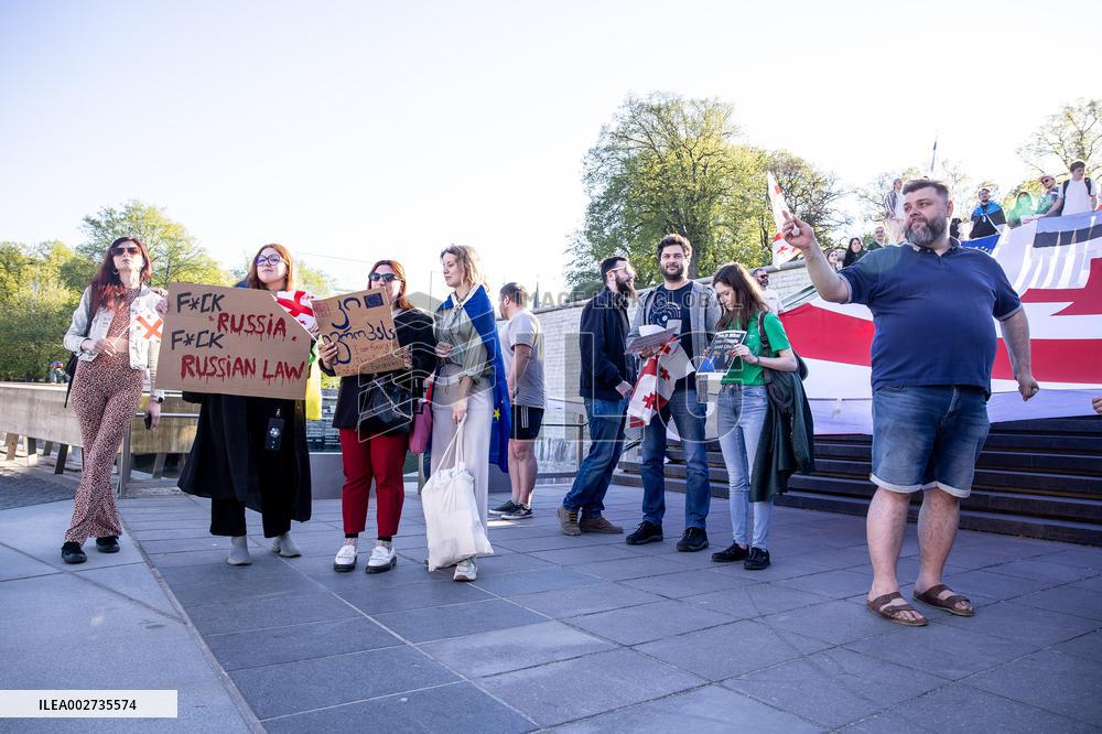 Protest to support Georgia