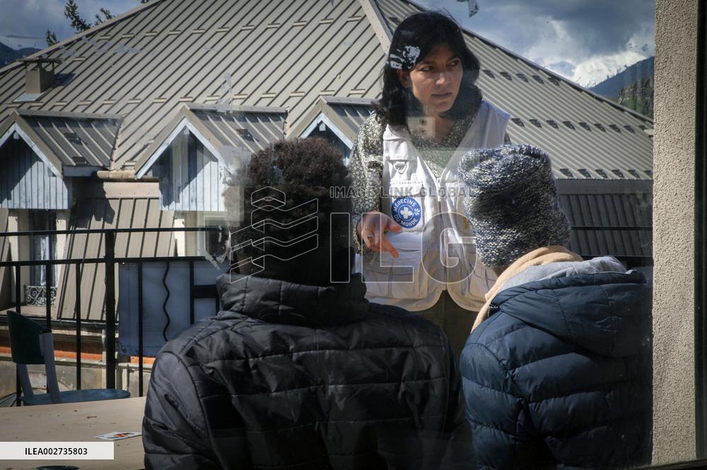 Medecins Du Monde Set Up Accomodations For Migrants - Briancon