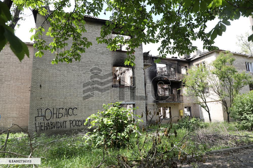 Chasiv Yar in Donetsk region