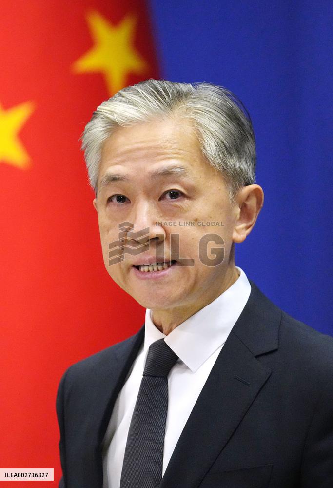 Chinese Foreign Ministry spokesman Wang Wenbin