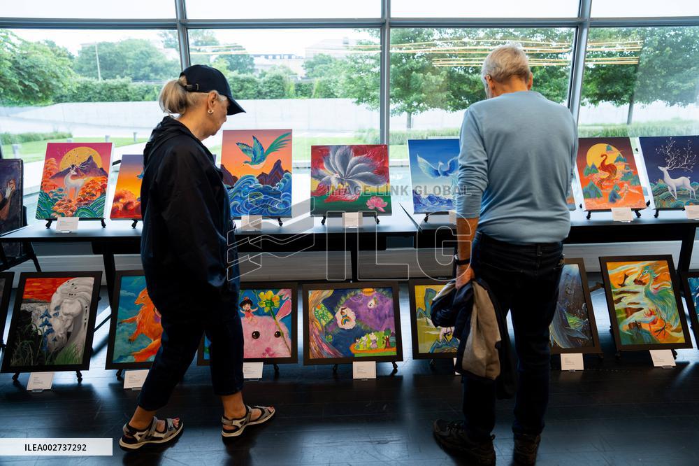 U.S.-WASHINGTON, D.C.-YOUTH ARTIST-EXHIBITION