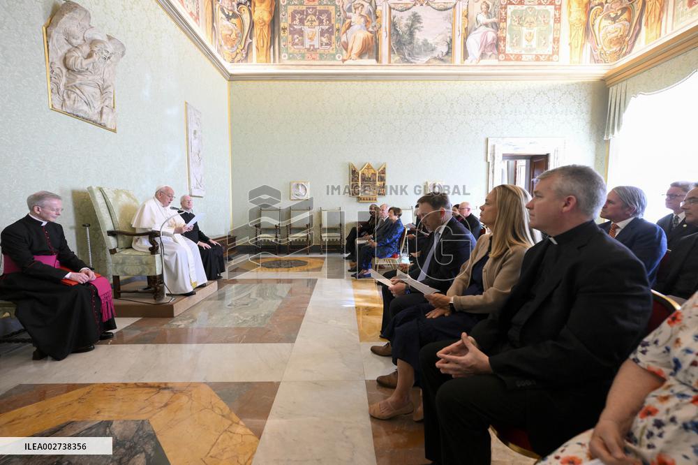 Pope Francis Private Audience - Vatican