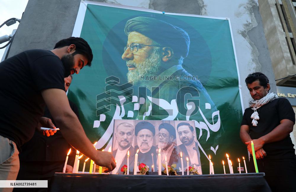 IRAQ-BAGHDAD-IRAN-HELICOPTER CRASH-VICTIMS-MOURNING