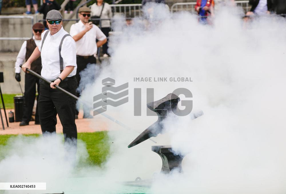 CANADA-NEW WESTMINSTER-VICTORIA DAY-ANVIL SALUTE