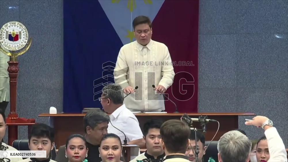 Philippine Senate President Zubiri steps down, Escudero sworn in