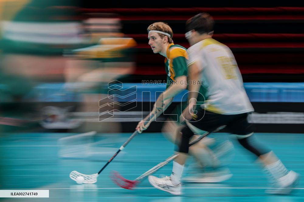 (SP)PHILIPPINES-PASIG-FLOORBALL-WORLD CHAMPIONSHIP QUALIFIERS-CHINA VS AUSTRALIA