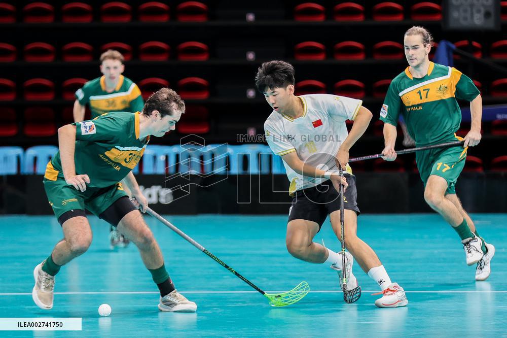 (SP)PHILIPPINES-PASIG-FLOORBALL-WORLD CHAMPIONSHIP QUALIFIERS-CHINA VS AUSTRALIA