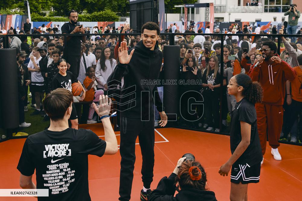 Victor Wembanyama At The Victory Mode By Nike Event - Nanterre