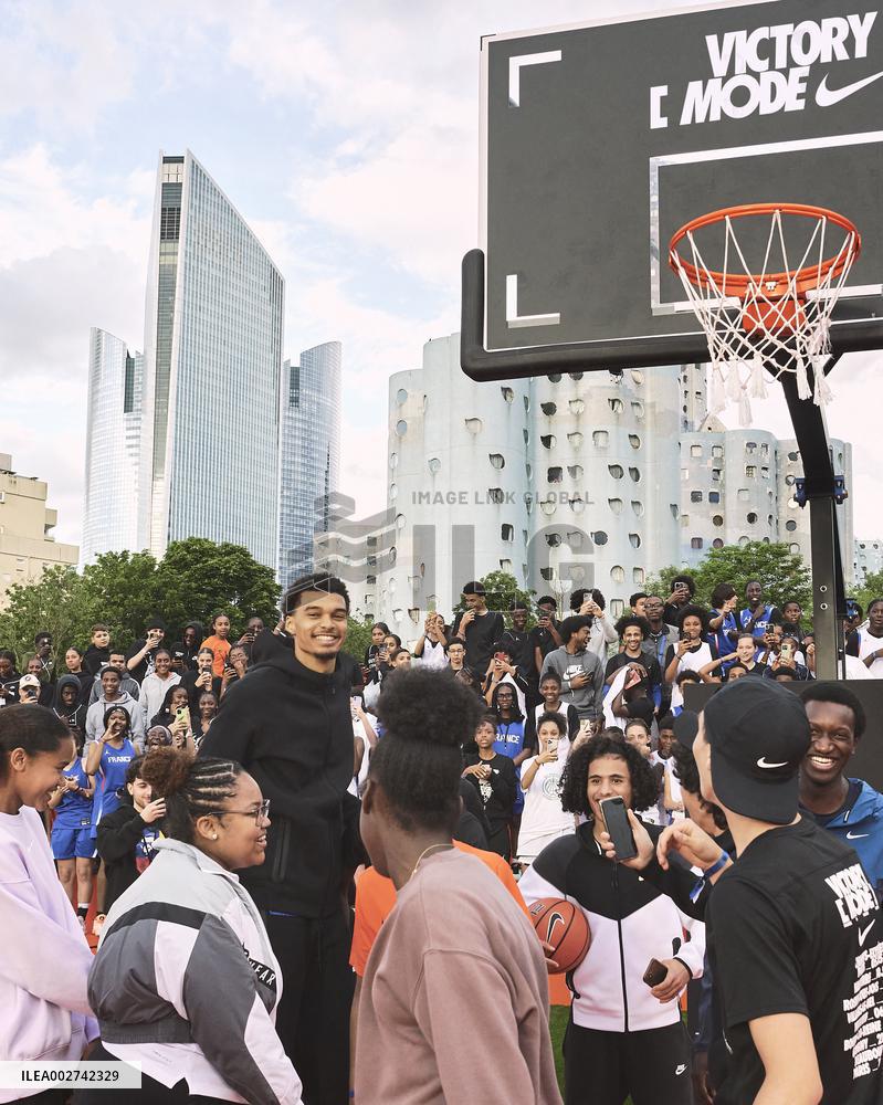 Victor Wembanyama At The Victory Mode By Nike Event - Nanterre