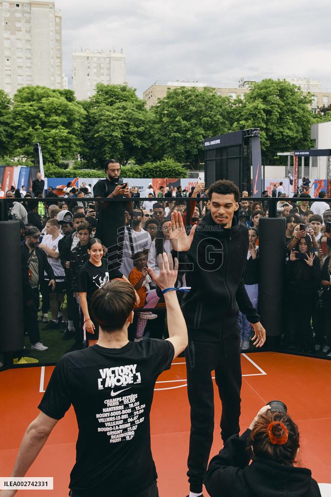 Victor Wembanyama At The Victory Mode By Nike Event - Nanterre
