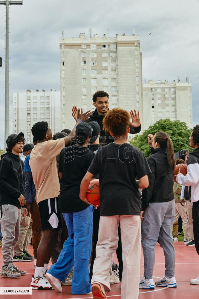 Victor Wembanyama At The Victory Mode By Nike Event - Nanterre