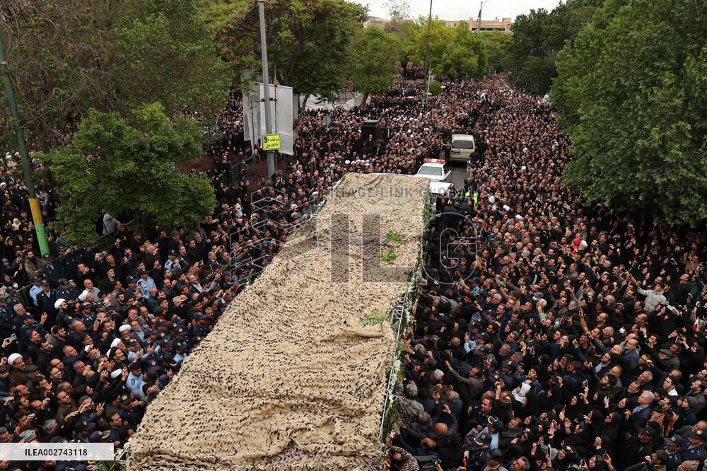 Funeral Procession In Memory Of Ebrahim Raisi - Tabriz
