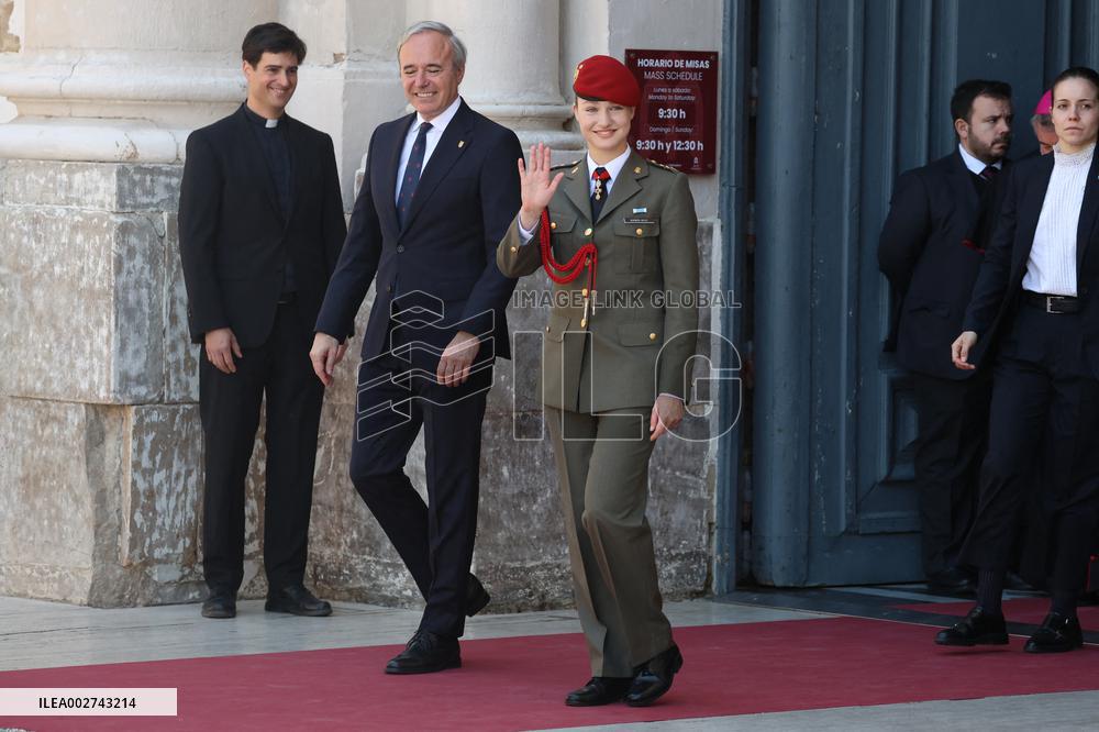 Princess Leonor Honored - Zaragoza