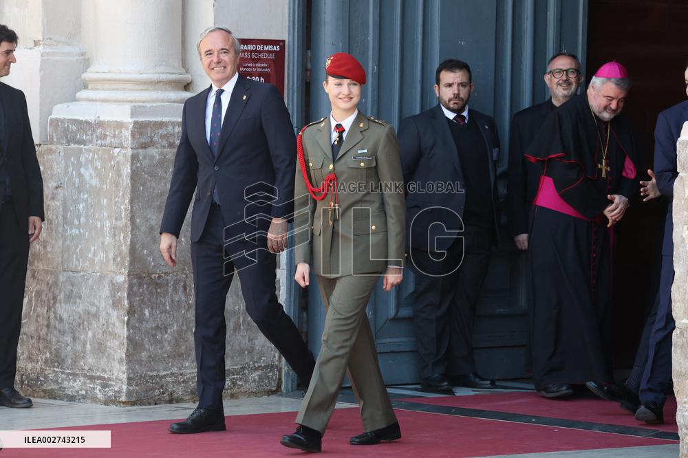 Princess Leonor Honored - Zaragoza