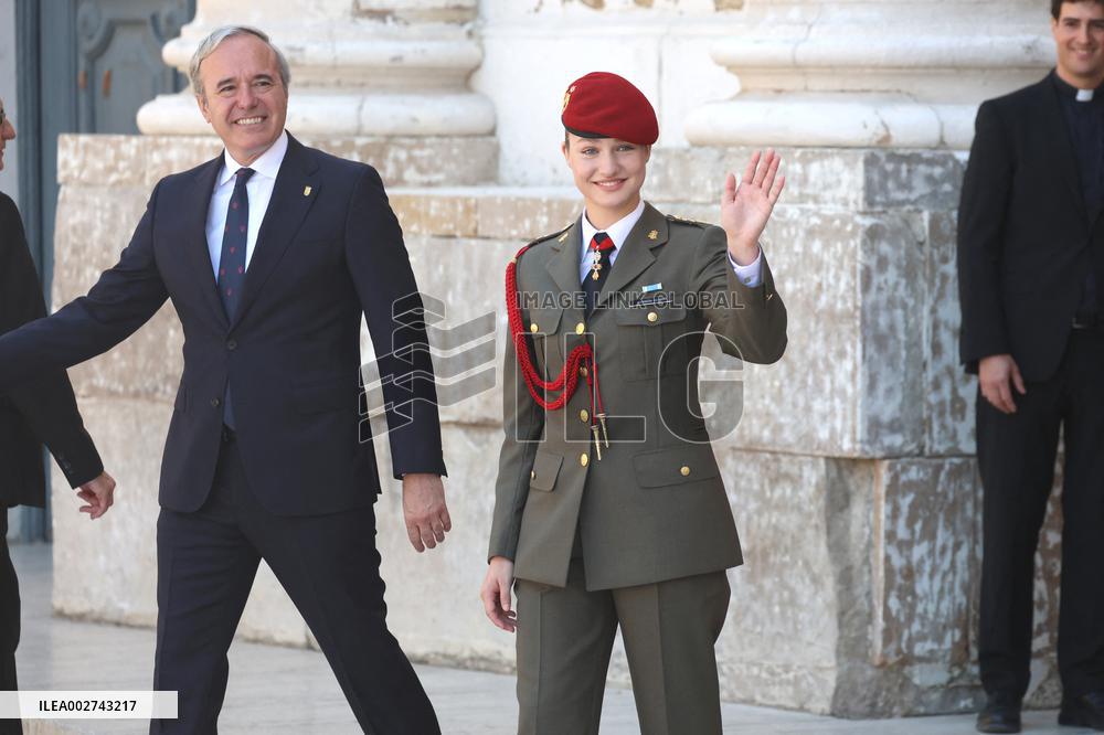 Princess Leonor Honored - Zaragoza