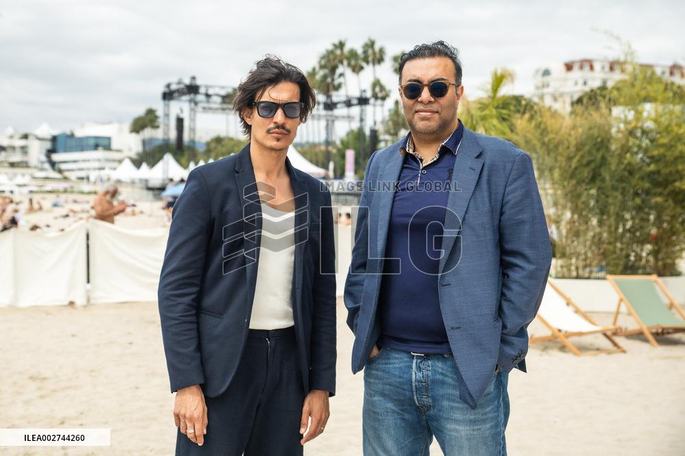 Cannes - Laurent Paris And Miran Huq Portrait