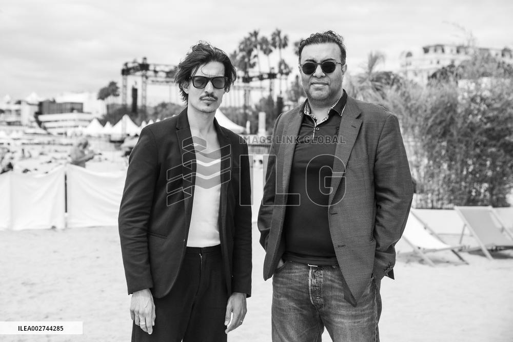 Cannes - Laurent Paris And Miran Huq Portrait