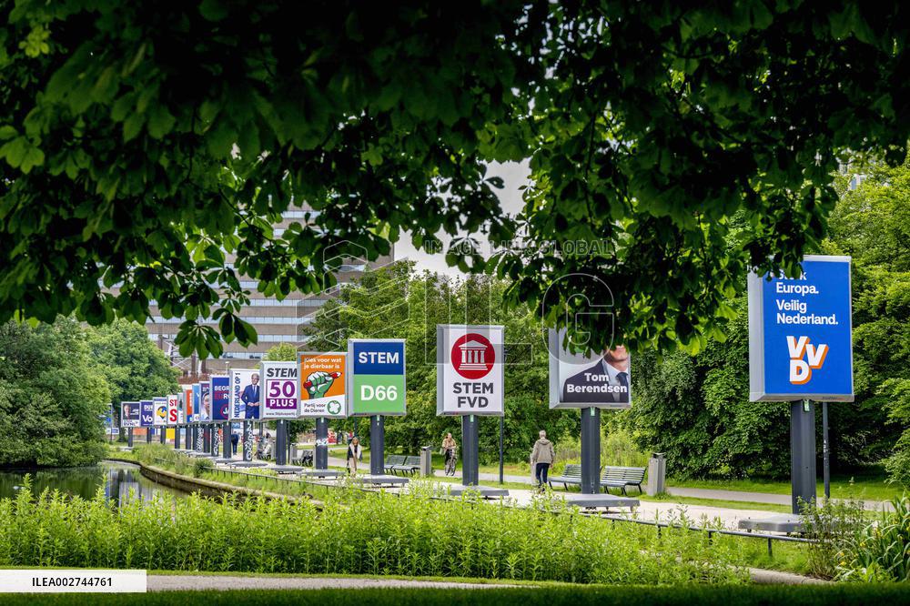 Illustrations Dutch European Elections - The Hague