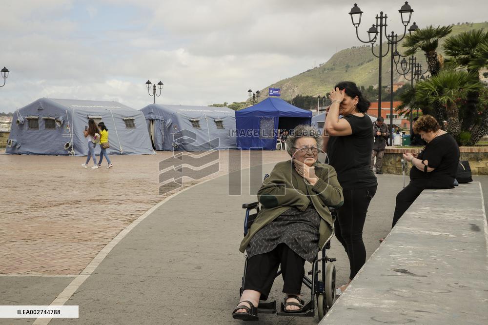 Aftermath of the Earthquake In Naples