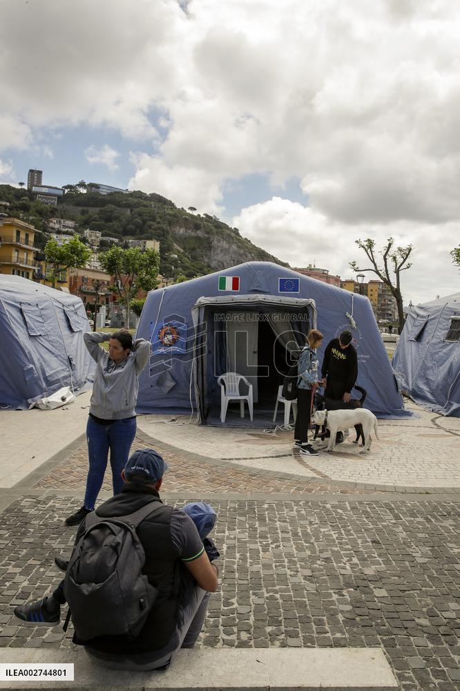 Aftermath of the Earthquake In Naples