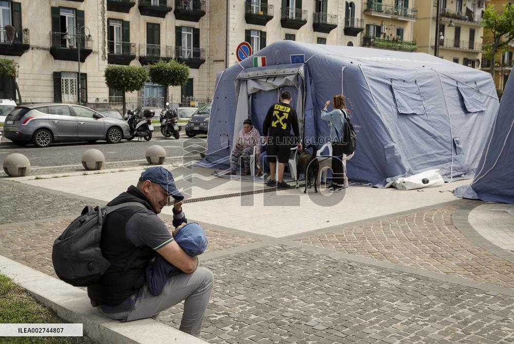 Aftermath of the Earthquake In Naples