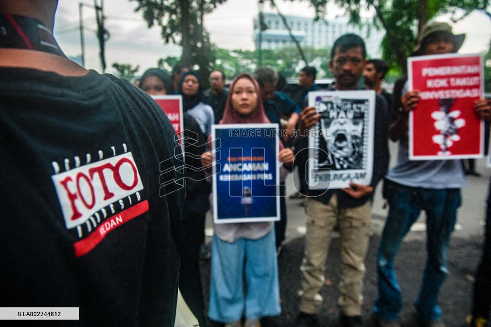 Journalists Protest - Indonesia
