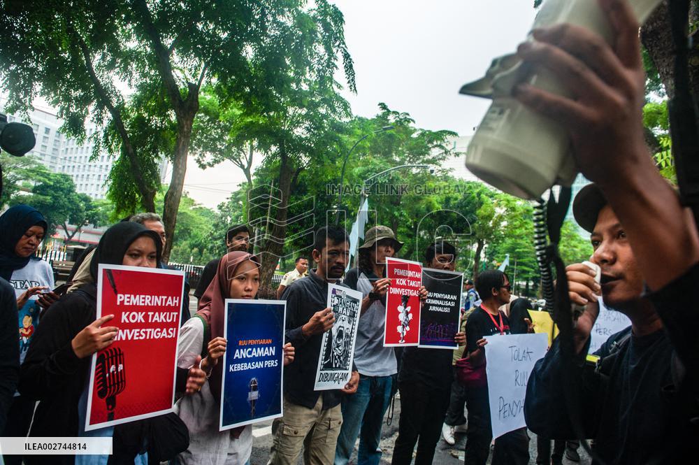 Journalists Protest - Indonesia