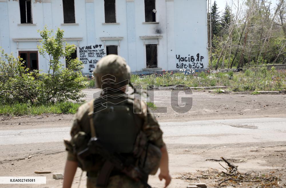 Chasiv Yar in Donetsk region