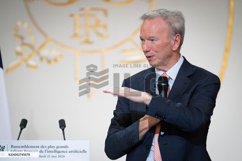 French Talents In AI, Artificial Intelligence At The Elysee - Paris