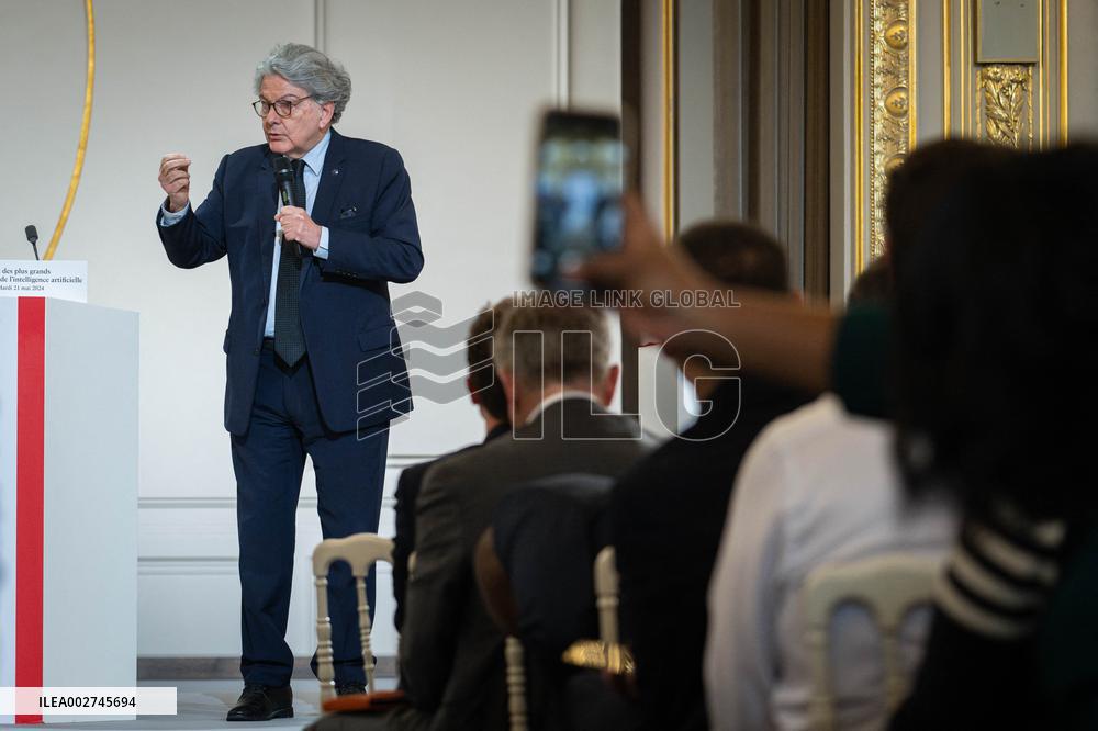 French Talents In AI, Artificial Intelligence At The Elysee - Paris