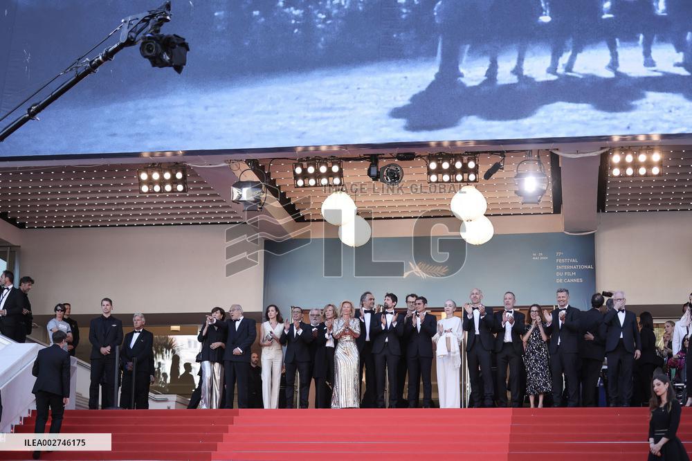 Cannes Olympic Flame On The Red Capet DB