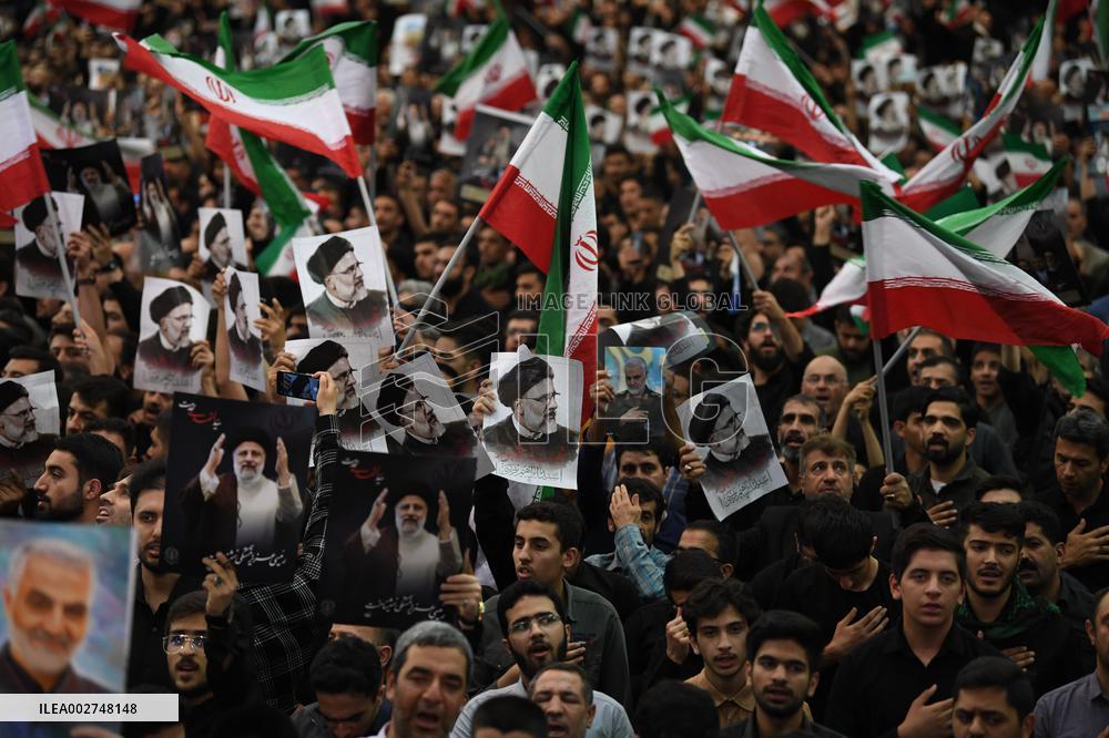 IRAN-TEHRAN-RAISI-FAREWELL CEREMONY