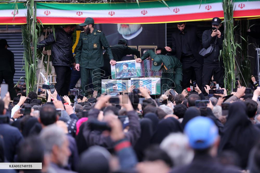 IRAN-TABRIZ-RAISI-FAREWELL CEREMONY