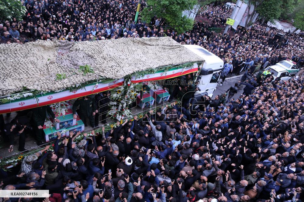 IRAN-TABRIZ-RAISI-FAREWELL CEREMONY