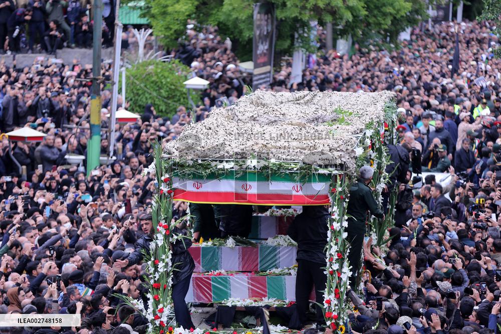 IRAN-TABRIZ-RAISI-FAREWELL CEREMONY