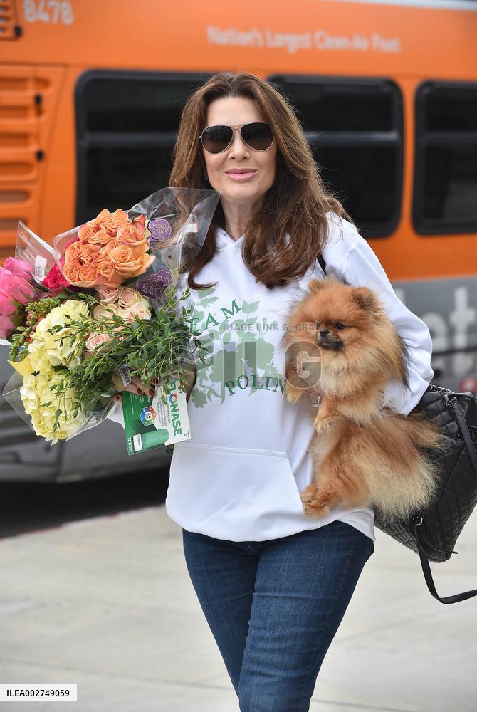 Lisa Vanderpump Seeks Allergy Relief - LA