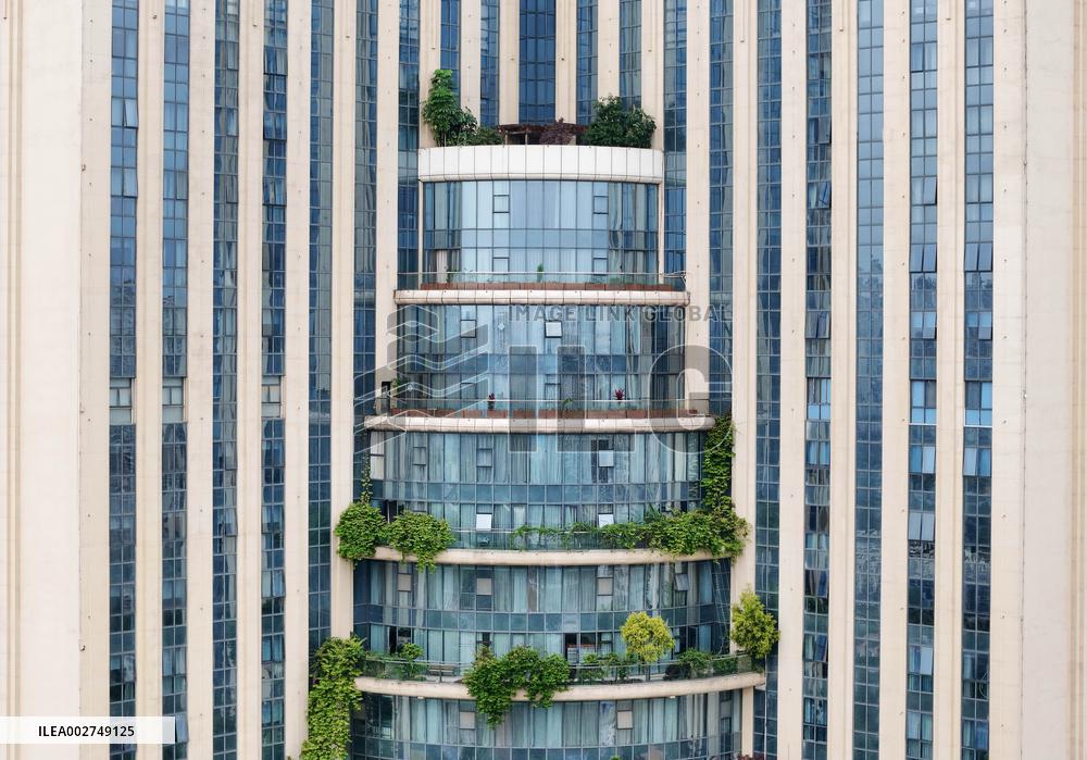 Matcha Cake Building in Nanning