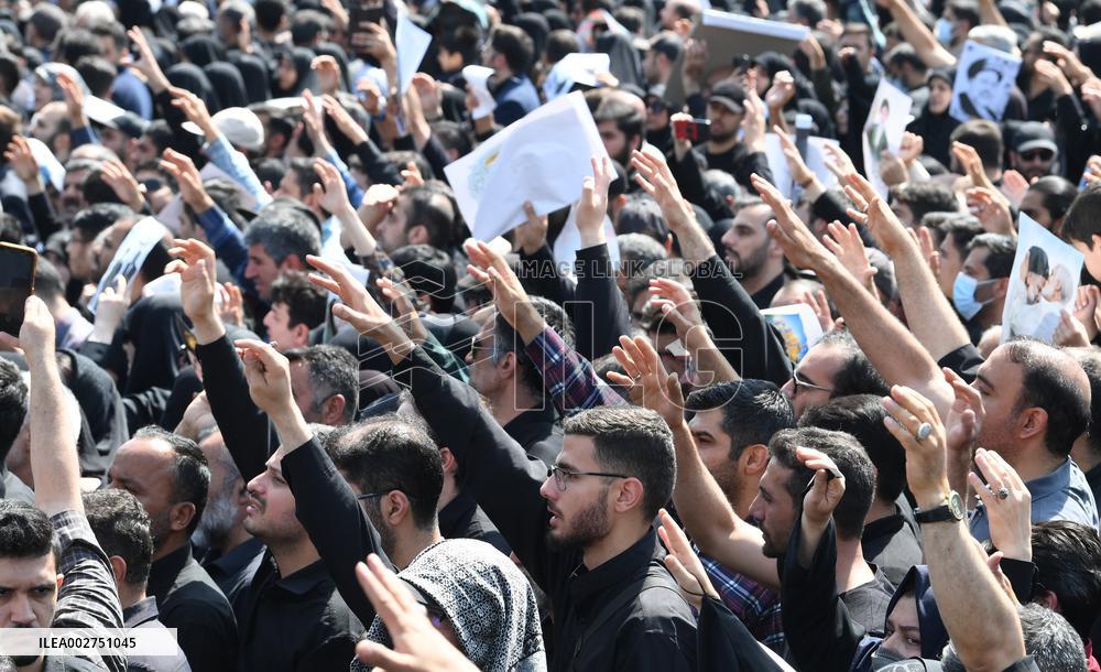 IRAN-TEHRAN-RAISI-MEMORIAL EVENT