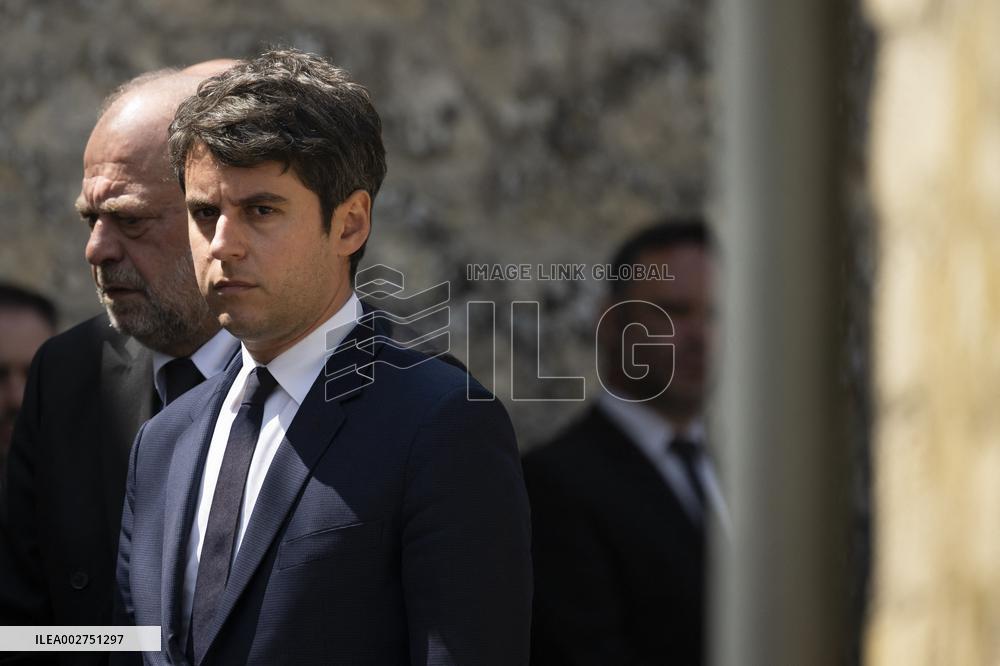 National Tribute To Prison Captain Fabrice Moello - Caen