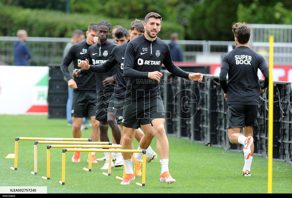 Treino do Sporting antes da Final da Ta√ßa