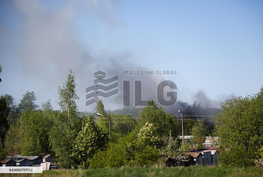 Garage fire