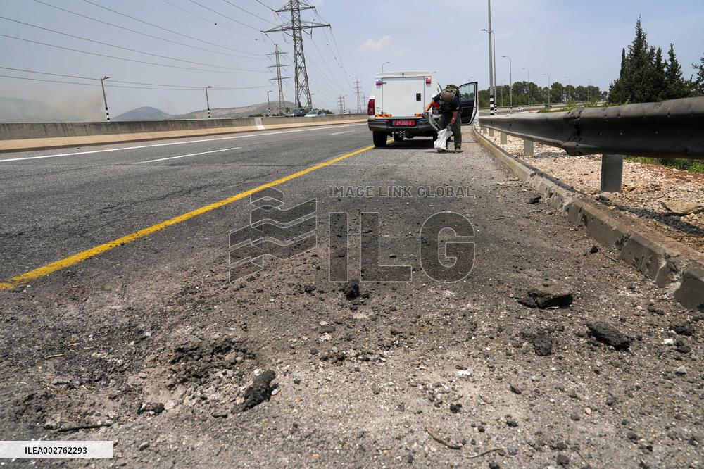 ISRAEL-HULA VALLEY-LEBANON-CONFRONTATIONS