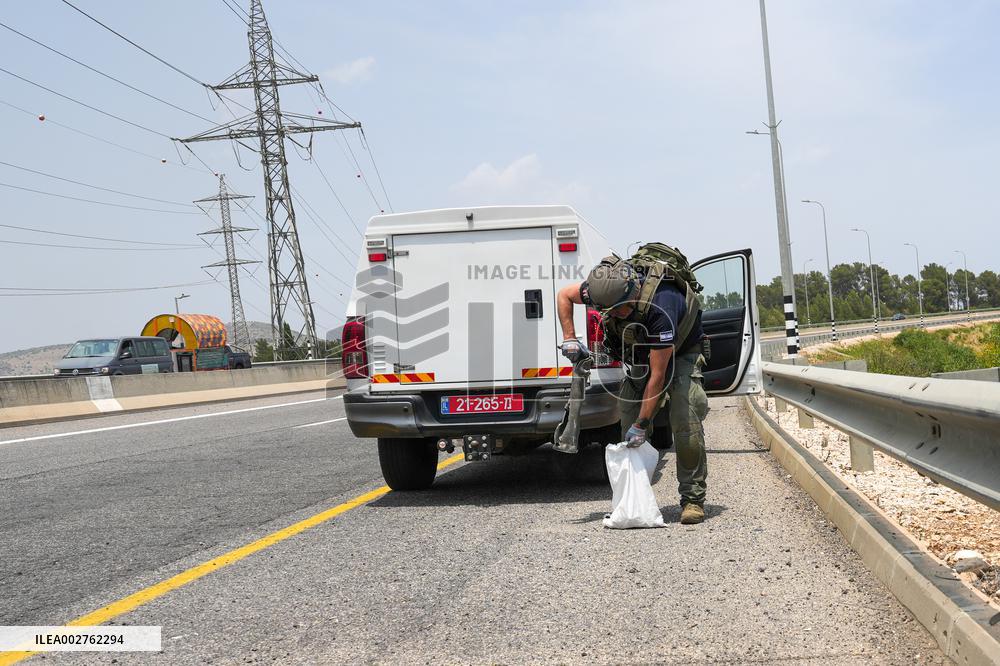 ISRAEL-HULA VALLEY-LEBANON-CONFRONTATIONS