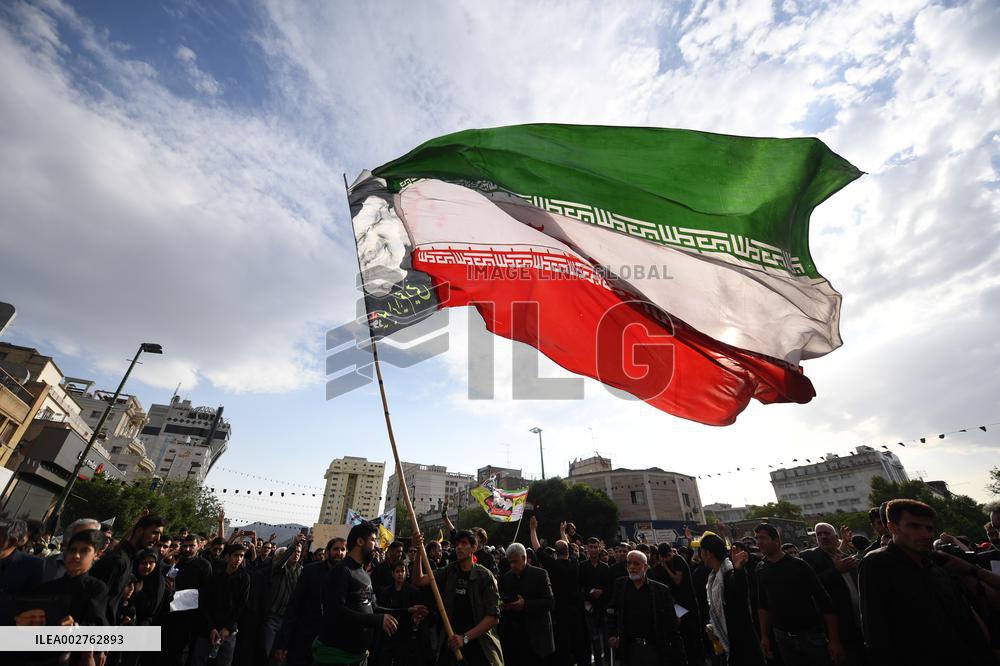 IRAN-MASHHAD-LATE PRESIDENT-RAISI-LAID TO REST