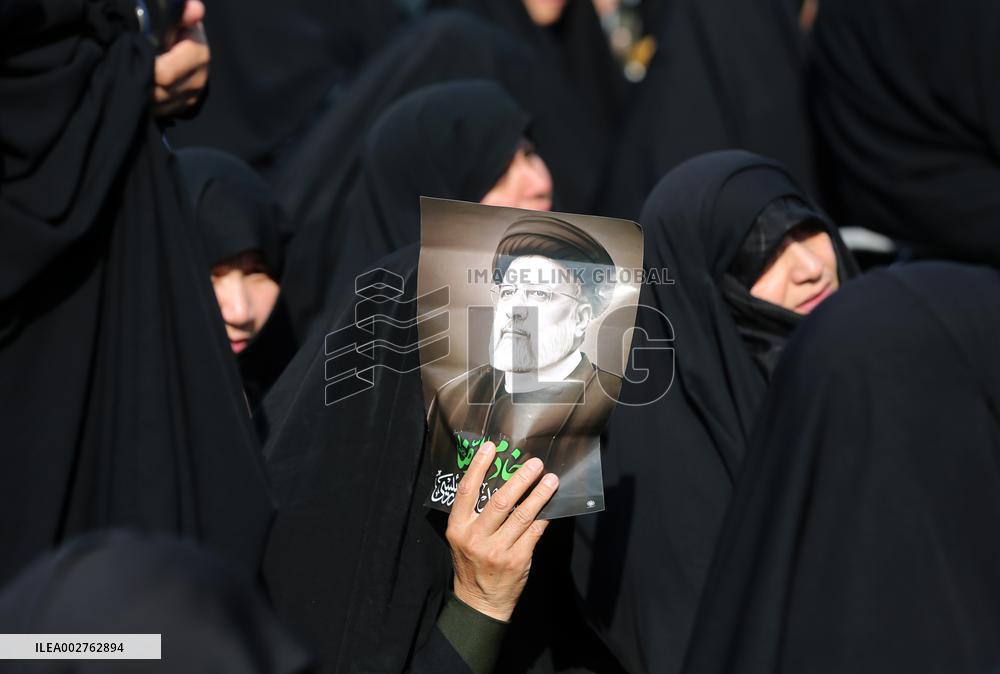 IRAN-MASHHAD-LATE PRESIDENT-RAISI-LAID TO REST