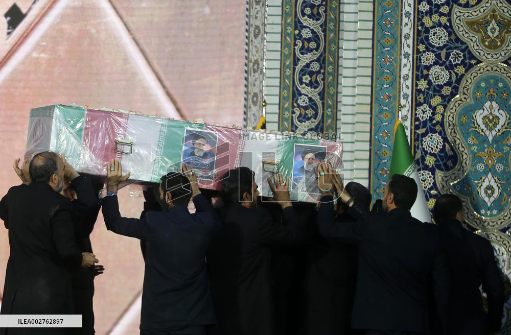 IRAN-MASHHAD-LATE PRESIDENT-RAISI-LAID TO REST