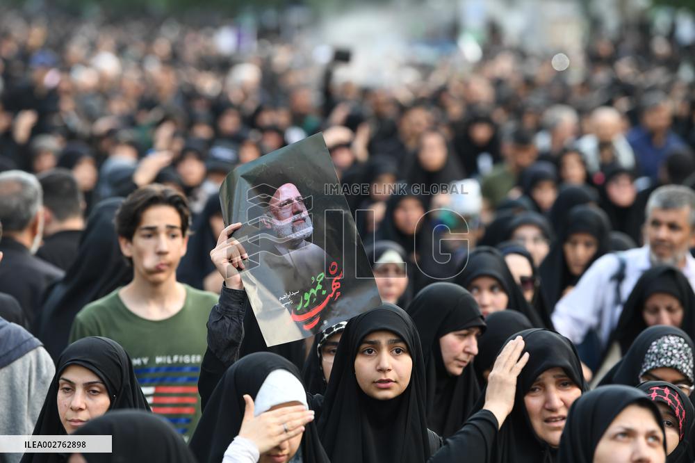 IRAN-MASHHAD-LATE PRESIDENT-RAISI-LAID TO REST